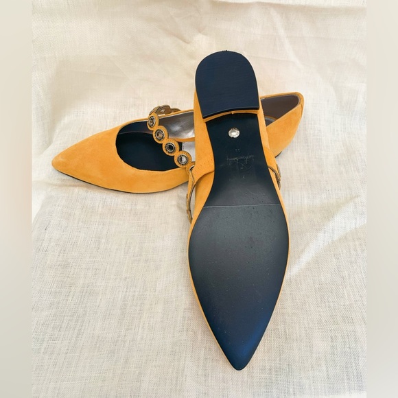 Yellow Suede Mary Jane by Charles & Keith - Picture 2 of 2